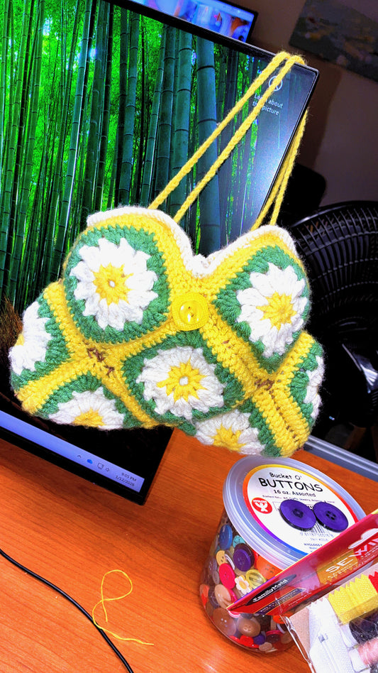 Handmade crochet bag/purse